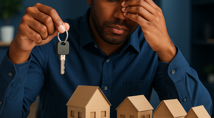 Personne dépassée par problème immobilier
